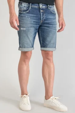 Le Temps des Cerises Bermuda Laredo En Jeans Bleu Fonce Destroy Blue Outlet