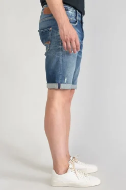 Le Temps des Cerises Bermuda Laredo En Jeans Bleu Fonce Destroy Blue Outlet