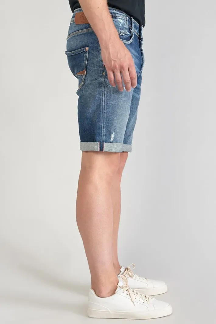 Le Temps des Cerises Bermuda Laredo En Jeans Bleu Fonce Destroy Blue Outlet