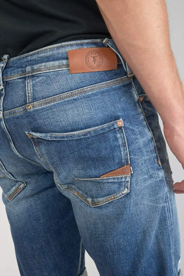 Le Temps des Cerises Bermuda Laredo En Jeans Bleu Fonce Destroy Blue Outlet