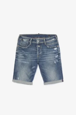 Le Temps des Cerises Bermuda Laredo En Jeans Bleu Fonce Destroy Blue Outlet
