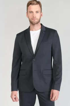 Le Temps des Cerises Blazer Cinel Noir Chine Bleu Blue Cheap