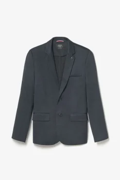 Le Temps des Cerises Blazer Cinel Noir Chine Bleu Blue Cheap