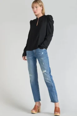 Le Temps des Cerises Blouse Sterenn Noire Black Cheap
