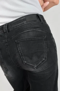 Le Temps des Cerises Bran Pulp Flare Taille Haute Jeans Noir N°1 Black / Black Best Sale