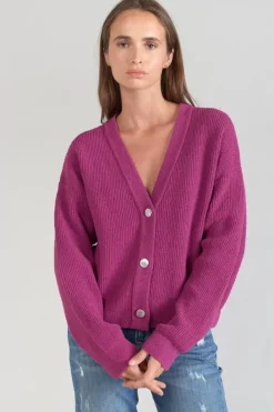 Le Temps des Cerises Cardigan Enel Violine Aster Shop