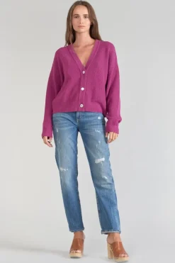Le Temps des Cerises Cardigan Enel Violine Aster Shop