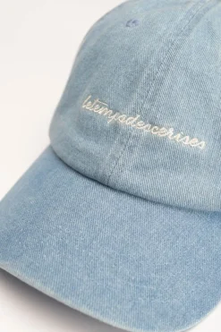 Le Temps des Cerises Casquette Fannya Bleu Denim Blue Denim Store