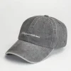 Le Temps des Cerises Casquette Meziane Grise Delavee Black Cheap