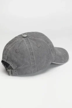 Le Temps des Cerises Casquette Meziane Grise Delavee Black Cheap