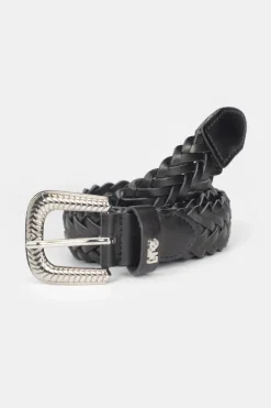 Le Temps des Cerises Ceinture Balk Noire Tressee Black Store