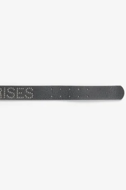 Le Temps des Cerises Ceinture Clouty En Cuir Noir Cloute Black Best