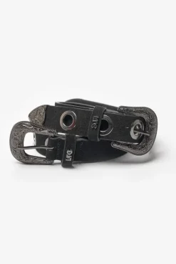 Le Temps des Cerises Ceinture Esera En Cuir Noir Black Shop