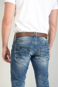 Le Temps des Cerises Ceinture Geles En Cuir Marron Brown Cheap