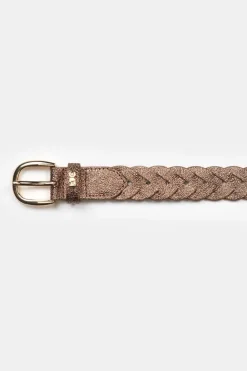 Le Temps des Cerises Ceinture Kebir Bronze Tressee Cooper Clearance