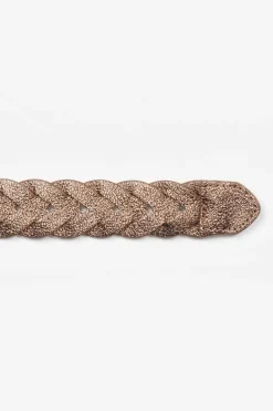 Le Temps des Cerises Ceinture Kebir Bronze Tressee Cooper Clearance
