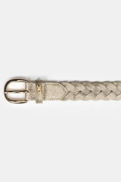 Le Temps des Cerises Ceinture Kebir Doree Tressee Light Gold Sale