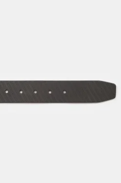 Le Temps des Cerises Ceinture Libar En Cuir Noir Black Outlet