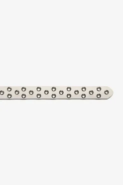 Le Temps des Cerises Ceinture Minog En Daim Creme Antic White Sale