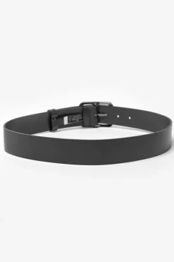 Le Temps des Cerises Ceinture Onis En Cuir Noir Black Cheap