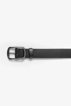 Le Temps des Cerises Ceinture Onis En Cuir Noir Black Cheap
