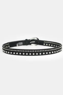 Le Temps des Cerises Ceinture Smara En Cuir Noir Black New