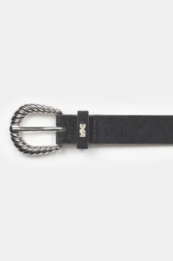 Le Temps des Cerises Ceinture Smara En Cuir Noir Black New