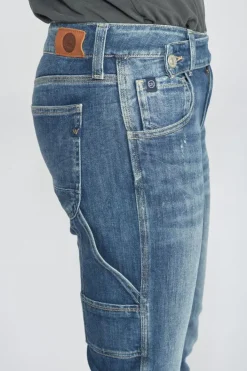 Le Temps des Cerises Chara 200/43 Boyfit Jeans Destroy Bleu N°4 Blue Hot