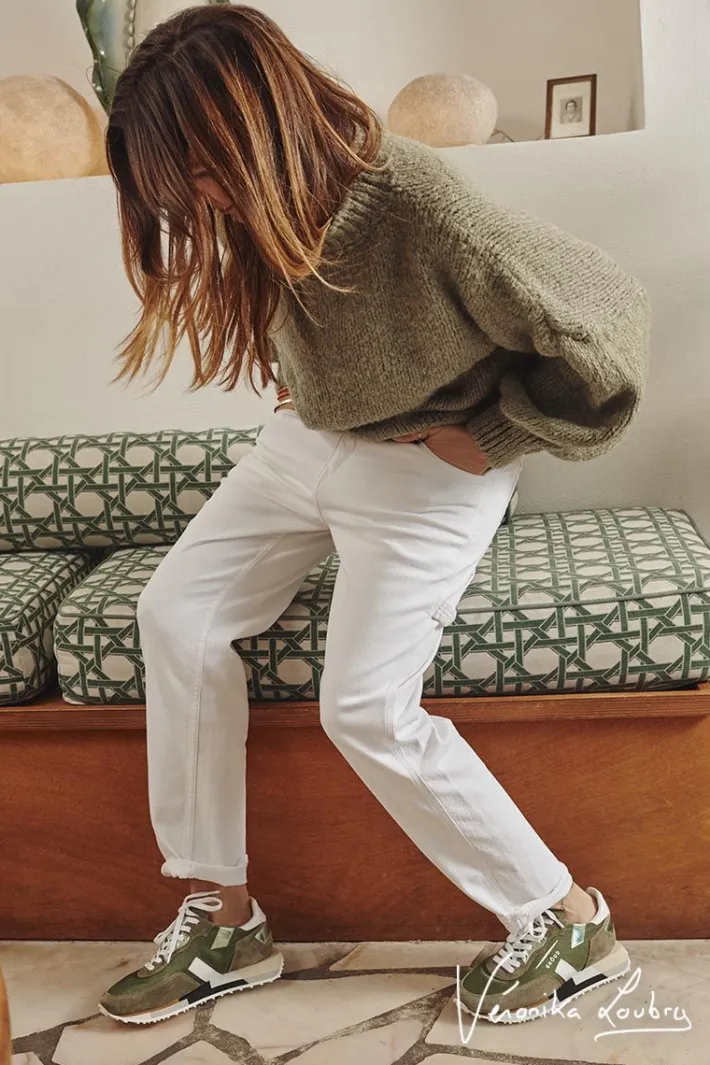 Le Temps des Cerises Charpentier Boyfit By Veronika Loubry Jeans Blanc White Shop