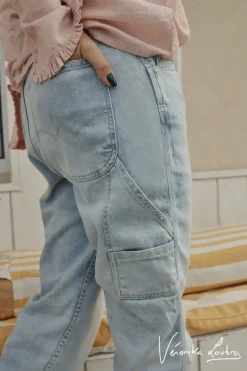 Le Temps des Cerises Charpentier Boyfit By Veronika Loubry Jeans Bleu N°5 Blue Online