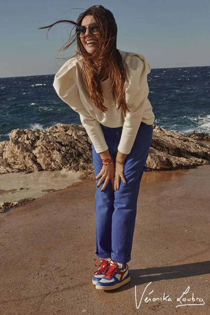 Le Temps des Cerises Charpentier Boyfit By Veronika Loubry Jeans Bleu Blue Shop