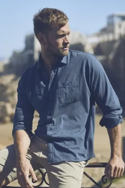 Le Temps des Cerises Chemise Adol Bleu Petrole Peacoat New
