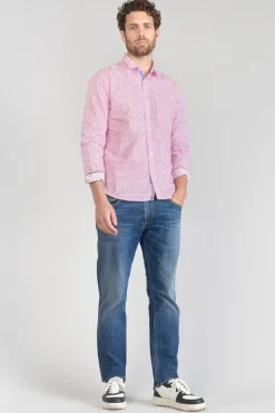 Le Temps des Cerises Chemise Brotel Rose A Motif Fleuri Pink Clearance
