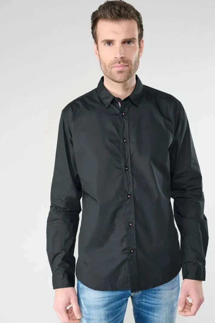 Le Temps des Cerises Chemise Dorus Noire Black New