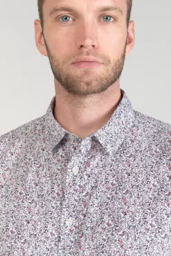 Le Temps des Cerises Chemise Flam A Motif Fleuri Rose Pink Best