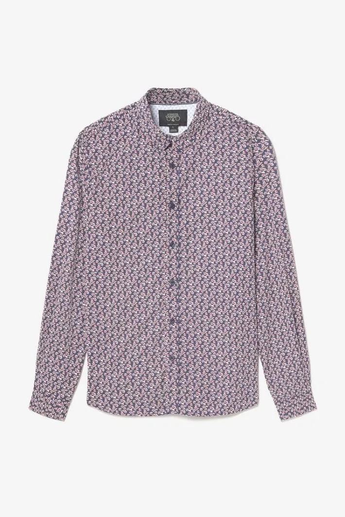 Le Temps des Cerises Chemise Floy A Motif Fleuri Rouge Peacoat Clearance