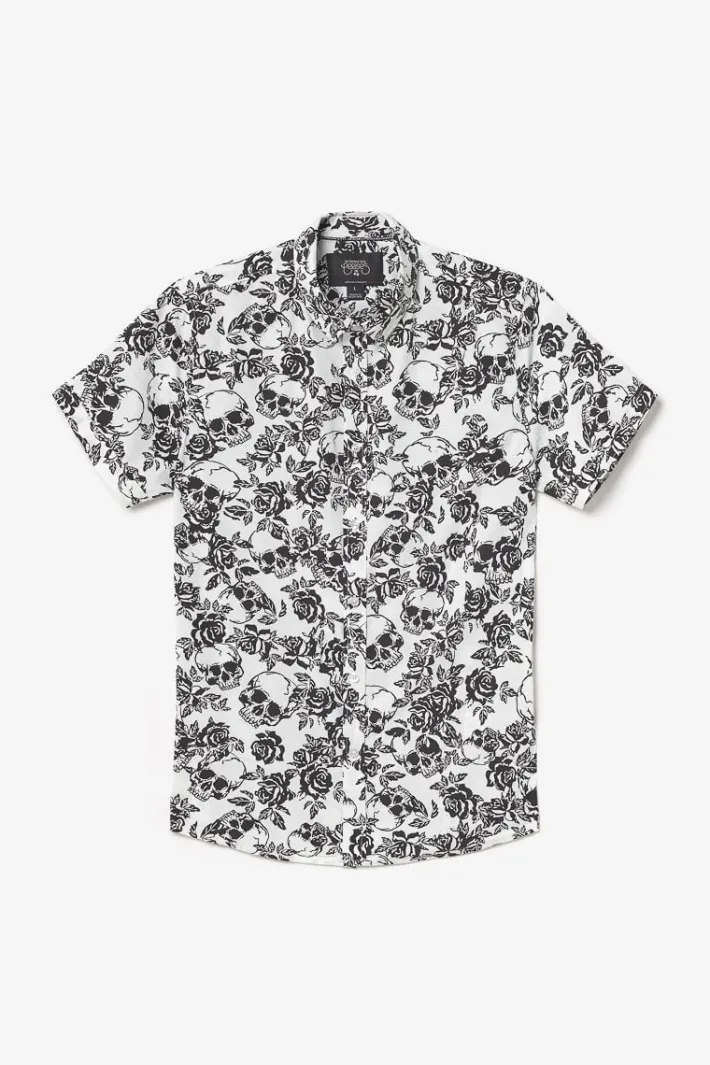 Le Temps des Cerises Chemise Krift A Motif Crane Cream Sale