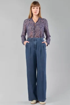 Le Temps des Cerises Chemise Luz A Motif Leopard Stone Love Clearance