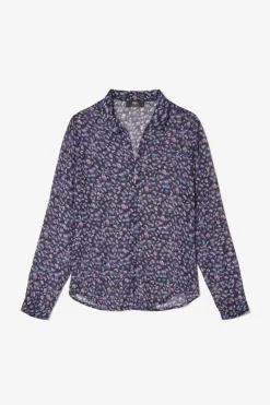 Le Temps des Cerises Chemise Luz A Motif Leopard Stone Love Clearance