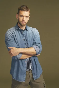 Le Temps des Cerises Chemise Valmy En Jeans Bleu Delave Blue Hot