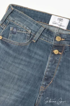 Le Temps des Cerises Collab @Sabrinacsari Roma 400/19 Mom Taille Haute Jeans Bleu N°1 Blue Fashion