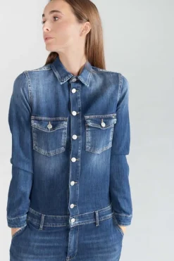 Le Temps des Cerises Combinaison En Jeans Sena Bleue Blue New
