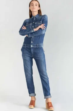 Le Temps des Cerises Combinaison En Jeans Sena Bleue Blue New