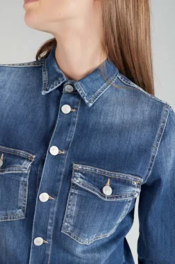 Le Temps des Cerises Combinaison En Jeans Sena Bleue Blue New