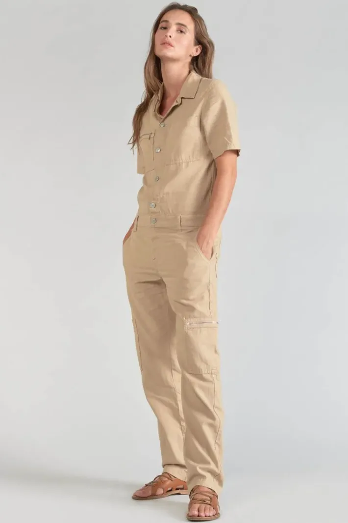 Le Temps des Cerises Combinaison Pantalon Luminy Beige Sable Desert Sale