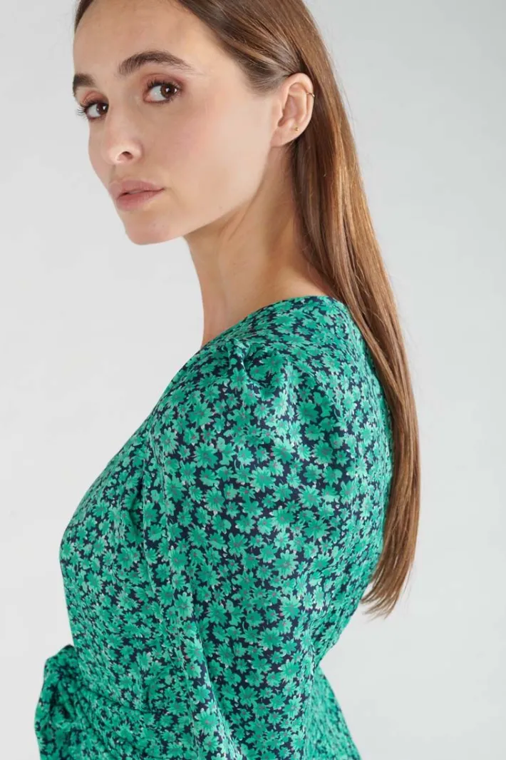 Le Temps des Cerises Combi-Short Amira A Motif Vert Tropical Store