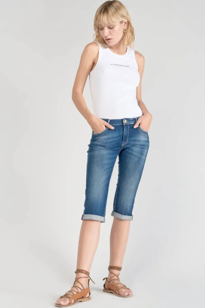 Le Temps des Cerises Corsaire Vallon En Jeans Bleu Delave Blue Shop