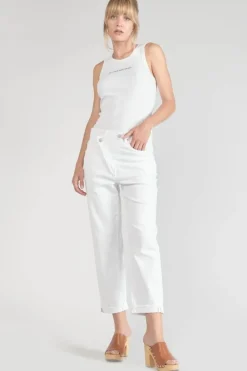 Le Temps des Cerises Cosy Boyfit 7/8Eme Jeans Blanc White New