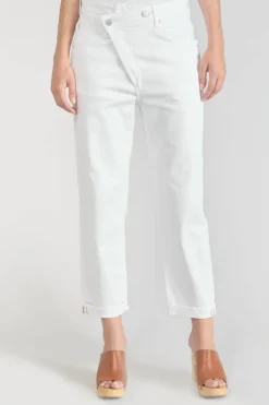 Le Temps des Cerises Cosy Boyfit 7/8Eme Jeans Blanc White New