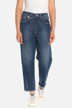 Le Temps des Cerises Cosy Boyfit 7/8Eme Jeans Bleu N°2 Blue Clearance